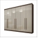 ROUPEIRO 6 PORTAS GRAMADO MDF CANION/OFF WHITE - VALVERDE