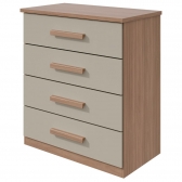 COMODA BAIÃO CARVALHO NATURALE/OFF WHITE - LOPAS