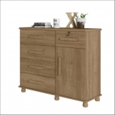 COMODA SAPATEIRA IBIZA PLUS NOCE BRONZE - LANZA