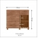 COMODA SAPATEIRA IBIZA PLUS NOCE BRONZE - LANZA