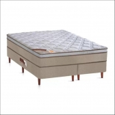 CONJUNTO BOX/COLCHAO REVOLUTION HIBRIDO ONE FACE 158X198X57 -  CASTOR