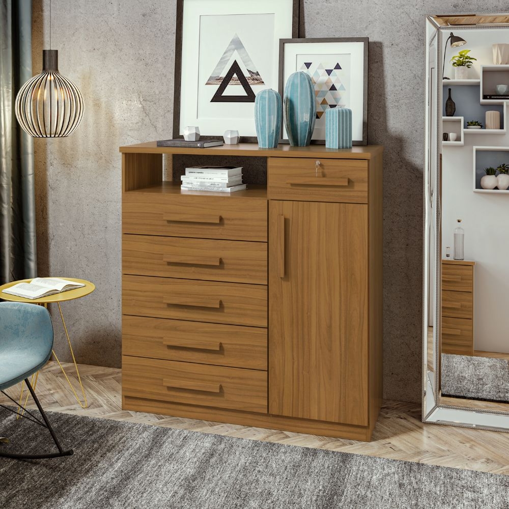 COMODA DA VINCI ROVERE NATURALE - LOPAS