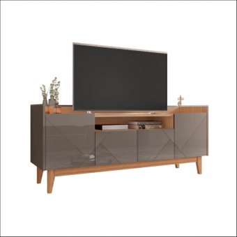 RACK ADRIA CINZA PEROLA/ NOCE TR - CASA D