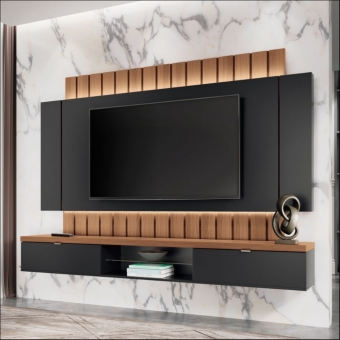 HOME ILLUSION 2.2 PRETO/NATURE - HB MOVEIS