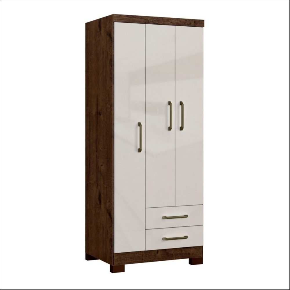 ROUPEIRO FRANÇA PLUS 3P 2G JACARANDA/OFF WHITE - ZANZINI