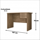 MESA POTENZA PLUS CARVALHO - LANZA