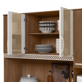 KIT FIT 1,80 EVORA RUSTICO/EVORA RUSTICO/OFF WHITE CRISTAL - NICIOLI