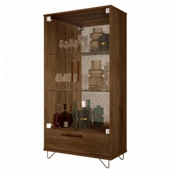 CRISTALEIRA JB 4045 LUXO CANELA MADEIRADO - BECHARA