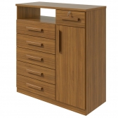 COMODA DA VINCI ROVERE NATURALE - LOPAS