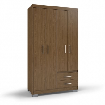 ROUPEIRO 4P 2G C/PE PRIMACY CHOCOLATE WOOD - BATROL