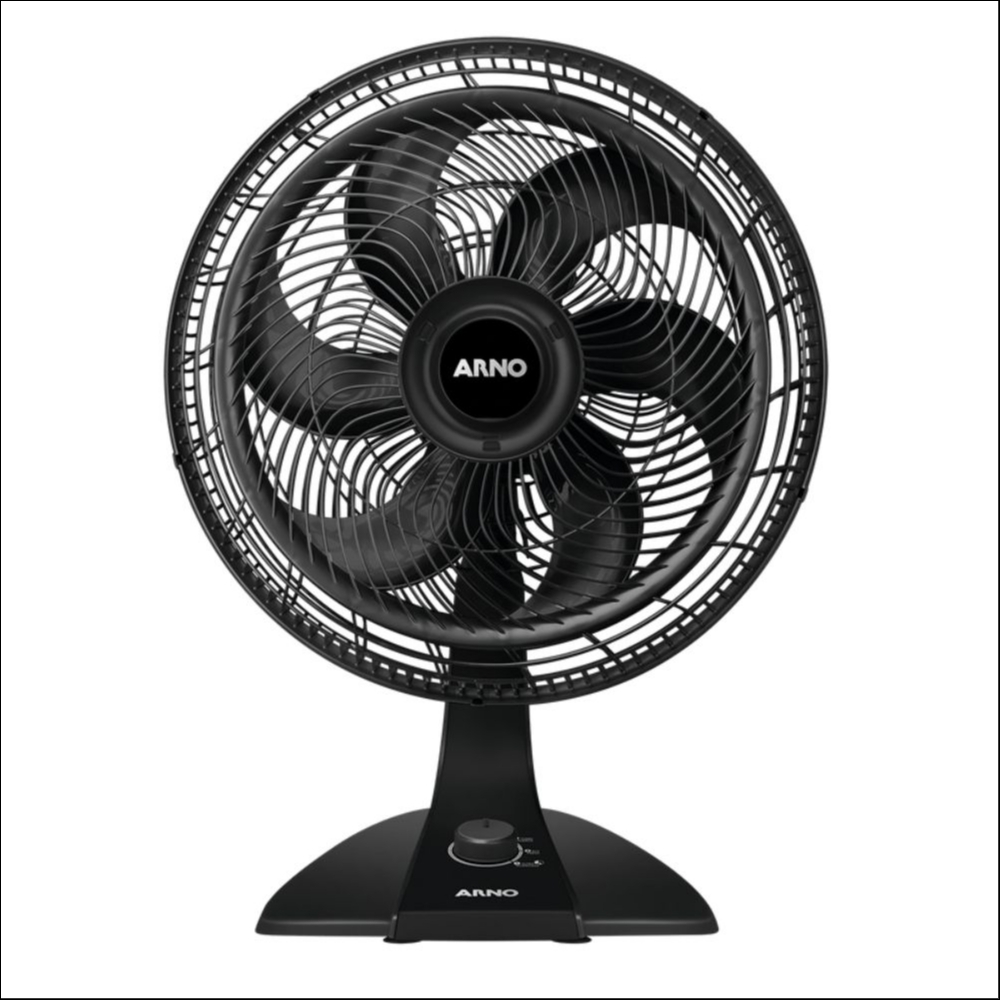VENTILADOR 40CM TURBO FORCE 2 EM 1 VF42 PRETO 6 PAS 110V - ARNO