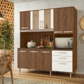 KIT FIT 1,80 EVORA RUSTICO/EVORA RUSTICO/OFF WHITE CRISTAL - NICIOLI