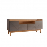 RACK ADRIA CINZA PEROLA/ NOCE TR - CASA D