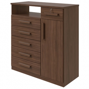 COMODA DA VINCI IMBUIA NATURALE - LOPAS